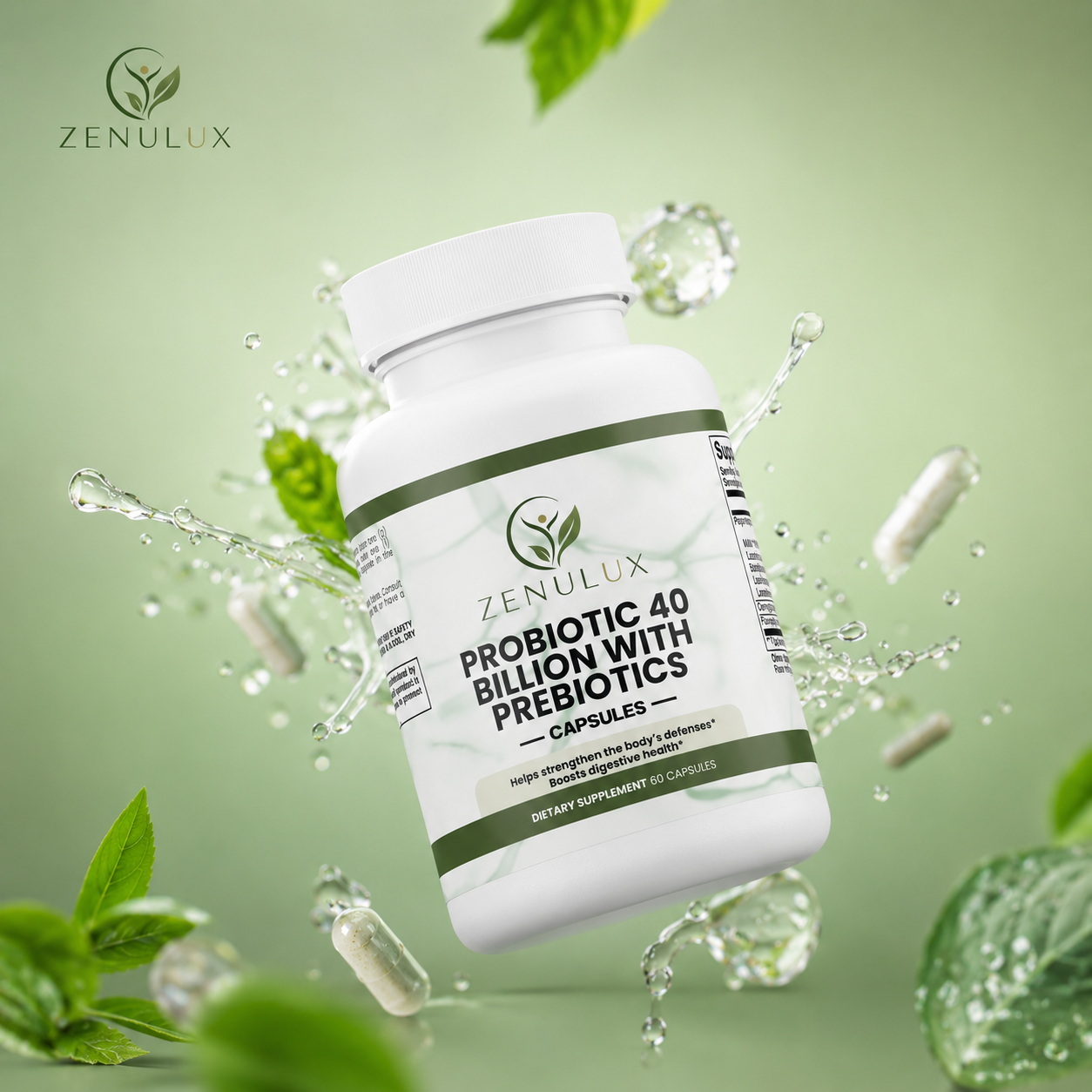 Probiotic 40 Billion with Prebiotics
