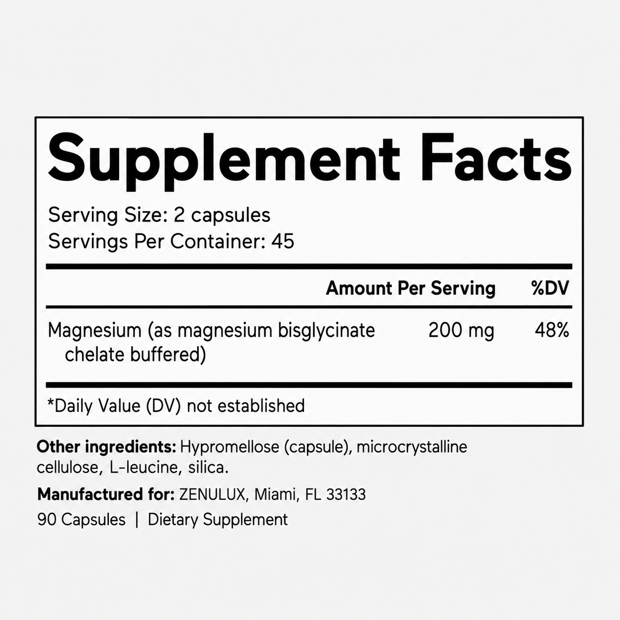 Magnesium Glycinate